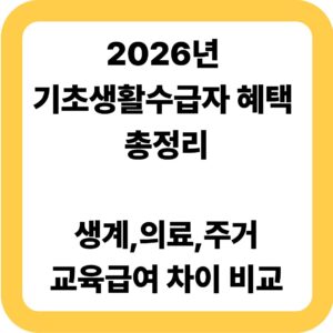 기초생활수급자